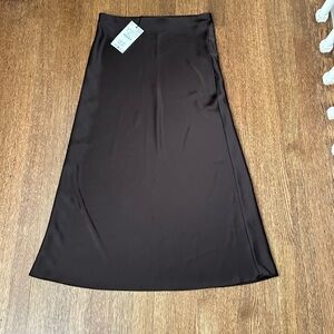NWT Zara Satin Skirt
